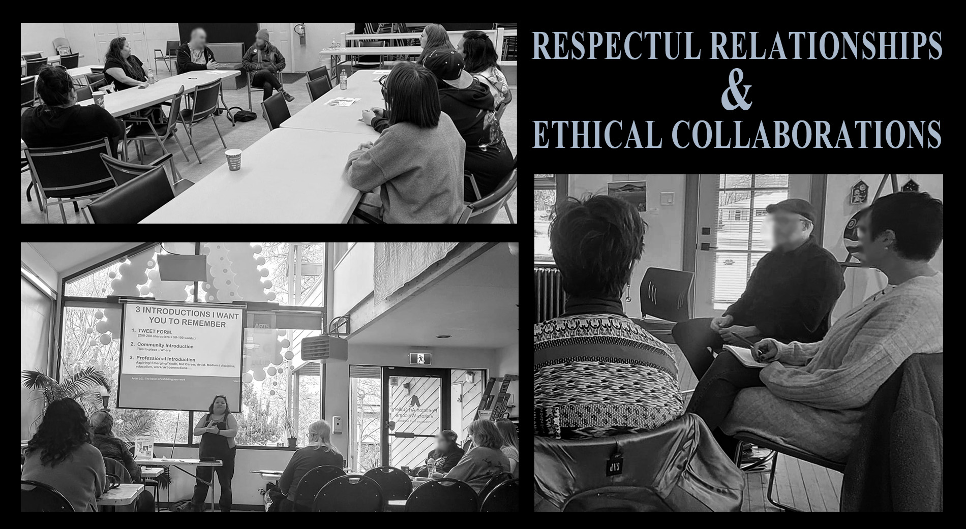 Respectful relations and ethical collaborations graphic